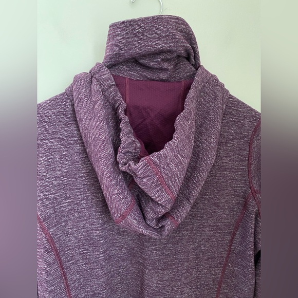 Lululemon Stride Jacket Mini Check Pique Plum Size 10 - Picture 11 of 16